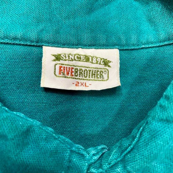 Five Brother Thick Cotton Button Shirt‎ - Picture 5 of 5